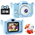 Kdis-Appareil photo numérique pour enfants jouets pour filles et garçons écran HD 1080P lecture