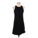 Gap Casual Dress - Mini High Neck Sleeveless: Black Dresses - Women's Size X-Small