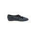 Sesto Meucci Flats: Black Print Shoes - Women's Size 7 1/2 - Round Toe