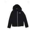 Under Armour Track Jacket: Below Hip Black Print Jackets & Outerwear - Kids Girl's Size X-Large