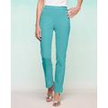 Blair Slimtacular® Ultimate Fit Slim Leg Pull-On Pants - Blue - PM - Petite Short