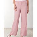 Blair Women's Alex Evenings Special Occasion Chiffon Pull-On Pants - Pink - PXL - Petite