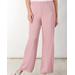 Blair Women's Alex Evenings Special Occasion Chiffon Pull-On Pants - Pink - L - Misses