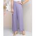 Blair Women's Alex Evenings Special Occasion Chiffon Pull-On Pants - Purple - PS - Petite