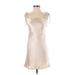 Princess Polly Cocktail Dress - Mini: Ivory Solid Dresses - Women's Size 4