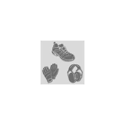 Einweghandschuh Grippaz nbr Gr. 9 schwarz, Box a 50 Stück Image