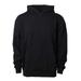 Independent Trading Co. IND280SL Avenue Pullover Hooded Sweatshirt in Black size XL | Cotton/Polyester Blend