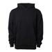 Independent Trading Co. IND280SL Avenue Pullover Hooded Sweatshirt in Black size 2XL | Cotton/Polyester Blend