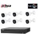 Kit Videosorveglianza Ip Poe 2 Mpx Dahua 6 Telecamere Full Color