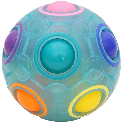 Speed Cube Set 1 Stück Zauberwürfel IQ Cube Stressabbau Puzzlespiel Ball Erwachsenen Spielzeug Geschenk Weihnachtsgeschenk Image