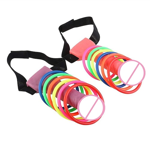 Hoopla Willy mit Ring Spiel Indoor Toss Kopf Ring Köpfe Braut Junggesellenabschied Party Weihnachtsgeschenk Image