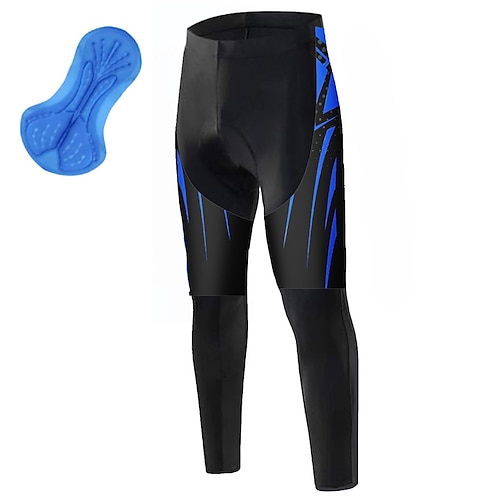 Herren Grafik Fahrradhosen Fahhrad Unterteile Mountainbike MTB Straßenradsport Sport 3D-Polster Schnelltrocknend Feuchtigkeitsableitend Atmungsaktiv Gelb Rot Spandex Bekleidung Fahrradbekleidung