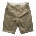 Men's Shorts Chino Shorts Summer Shorts Bermuda shorts Work Shorts Pocket Plain Outdoor Going out Cotton Blend Fashion Streetwear Green Khaki Micro-elastic