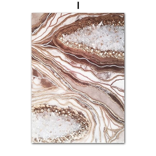1 Panel abstrakte Drucke/Poster Luxus rosa blau gold Wandkunst modernes Bild Wohnkultur Wandbehang Geschenk gerollte Leinwand ungerahmt, ungedehnt Image