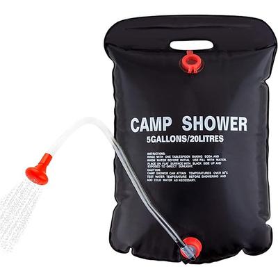 5 Gallons Portable Solar Camping Shower Bag for Outdoor Traveling Hiking Summer Shower