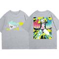 Cyberpunk: Edgerunners Cosplay T-shirt Anime Graphic T-shirt For Couple's Men's Women's Adults' Hot Stamping Casual Daily
