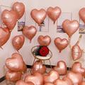 18 Inch Aluminum Film Balloon Set Wedding Engagement Decoration Love Birthday Wedding Room Christmas New Year's Day Decoration Wedding Celebration