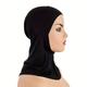 Solid Color Full Cover Scarf Cap Underscarf Neck Head Bonnet Hat Elastic Comfortable Shawl Cap Turban For Women Girls - Bathroom Accessories