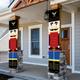 1 Pair, Festive Christmas Nutcracker Banner For Outdoor Decorations And Indoor Parties