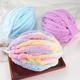 1roll Extra Thick Ice Bar Yarn Blanket Hand-woven Diy Line Large Chunky Chenille Cushion Pet Nest Line Iceland Scarf Hat Knitting Close-fitting Soft Extra Thick Wool Ball 250g