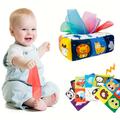 Baby's Magic Tissue Box: A Creative Educational Toy For Sensory Play & Finger Exercising - Perfect For Kids' Learning & Entertainment! Christmas Halloween Gifts