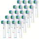 Replacement Toothbrush Heads Compatible With Oral-b , 20 Pcs Electric Toothbrush Heads Brush Heads Suitable For Oral B Replacement Heads Refill Pro 500/1000/1500/3000/3757/5000/7000/7500/8000