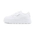 Mayze Stack Lthr Wns Track Shoe - White - PUMA Sneakers