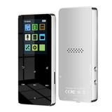 Portable MP3 Player TFT Touch Bluetooth Walkman 1.8-Inch Full Touch Screen Walkman(Silver No Card)