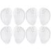 8 Pcs Silicone Sandals Half Pads Thong Sandals Forefoot Pads Flip-Flops Sandals Forefoot Cushions