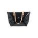 Arcadia Leather Tote Bag: Black Color Block Bags