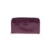 Tory Burch Leather Wallet: Purple Solid Bags