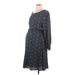 H&M Mama Casual Dress - A-Line: Blue Dresses - Women's Size Large Maternity