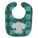 Polkadot Naptime Elephant Baby Bib