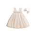 TheFound Toddler Baby Girls Dress Tulle Tutu Dress Lace Princess Birthday Wedding Party Dresses+Headband Summer Clothes