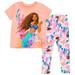Disney Princess Little Mermaid Ariel Toddler Girls T-Shirt and Leggings Outfit Set Pink / Multicolor 5T