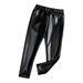 Toddler Baby Baby Girls Pu Leather Solid Pants Boys Kids Spring and Autumn Pants