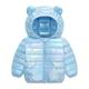 Elainilye Fashion Toddler Fleece Jacket Cute Baby Kids Jacket Girls Boys Down Jacket Hoodie Spring Infant Children s Coat For Girls Boys Blue