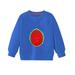 Hfolob Boy Girl Sweatshirt Pullover Spring Autumn Multi Color Sequins Big Children Long Sleeves Leisure Children Cartoon Watermelon Pattern Kids Clothes