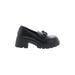 Torrid Heels: Slip On Chunky Heel Classic Black Solid Shoes - Women's Size 9 1/2 Plus - Round Toe