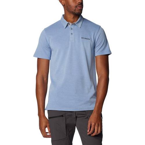 COLUMBIA-Herren-Oberteil-Nelson Point™ Polo, Größe L in Blau