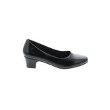 Beacon Heels: Black Solid Shoes - Women's Size 7