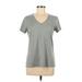 Nike Active T-Shirt: Gray Activewear - Women's Size Medium