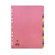 Concord Subject Dividers 160gsm Reinforced A-Z A4 Assorted - 77299/72