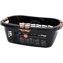 SIENA HOME Wäschekorb Aversa 55cm schwarz mit Softgriff Image