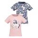 Kurzarmshirt BLUE SEVEN "kl Md T-Shirt, Rundhals" Gr. 116, rosa, jeansblau Mädchen Shirts T-Shirts