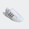 Sneaker ADIDAS SPORTSWEAR "GRAND COURT 2.0", Gr. 38, weiß (cloud weiß, magic beige, matte gold), Synthetik, animal-print, sportlich, Schuhe, mit Leo Print, Design auf den Spuren des adidas Superstar, Topseller