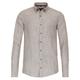 Langarmhemd CASAMODA "CASAMODA Freizeithemd uni Casual Fit" Gr. XXL, Normalgrößen, beige Herren Hemden