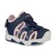 Sandale GEOX "B SANDAL MULTY GIRL" Gr. 20, blau (navy, pink) Kinder Schuhe