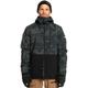 Snowboardjacke QUIKSILVER "Mission" Gr. L, spray camo true black Herren Jacken Snowboardjacken