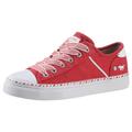 Sneaker MUSTANG SHOES Gr. 42, rot Damen Schuhe Sneaker